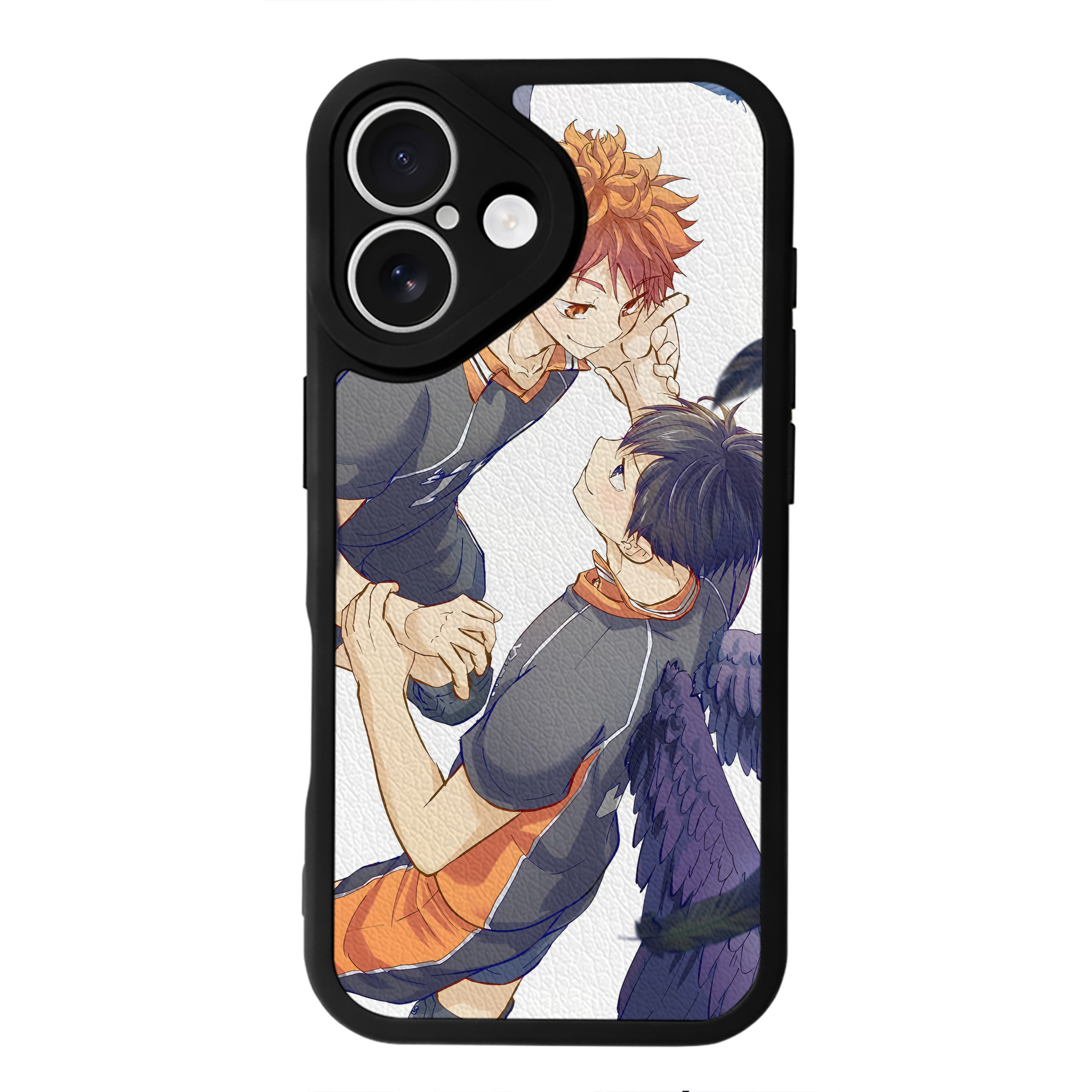 （画像用） ハイキュー!! Haikyu!! 【iPhone 16シリーズ対応】シリコンスマホケース（レザー調） 材質：シリコン